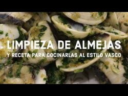 Almejas, limpieza y receta en Thermomix