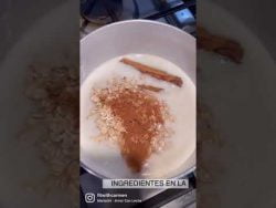 Avena Estilo Arroz con Leche! #recetas #receta