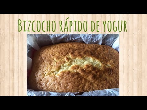 Bizcocho rápido de yogur en Thermomix