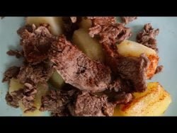 Carne o caldeiro,fácil y rico con Thermomix
