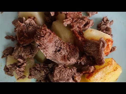 Carne o caldeiro,fácil y rico con Thermomix