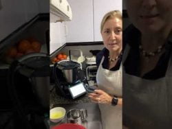 Cheesecake nube con Thermomix | #cheesecake #tartadequeso #tm6 #recetasmjmix