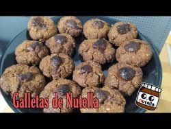 Cómo hacer GALLETAS 🍪 de NUTELLA, SIN HARINA, SIN AZÚCAR,¡3 INGREDIENTES!-MONSIEUR CUISINE CONNECT