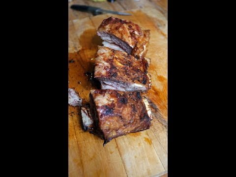 Costilla a la Parrilla #shorts #asado #parrilla #costilla #fuego #lento #comida #receta #vlog #fyp