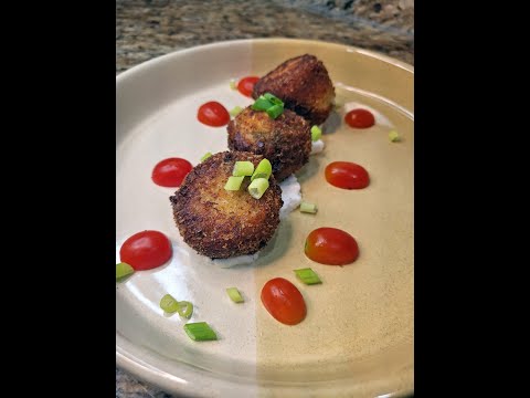 Croquetas de Espinaca y Queso 🧆🥬🧀😋 #shorts #croqueta #espinaca #queso #lunessincarne #comida #receta