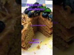 Desayuno Saludable 🥞 🥕 #solecitoentucocina #desayuno #desayunosaludable #receta #pancakes #avena