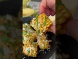 Elotes en la Freidora de Aire – #airfryer #receta #shorts #recipeshorts