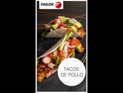 🌮 TACOS de POLLO 🌮 #short #shorts #cocina #recipe #receta #recetas