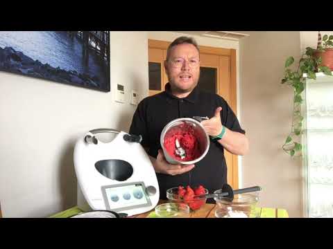 Helado de Fresas y Yogur con Thermomix y José Ángel