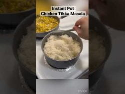 Instant Pot Chicken Tikka Masala. #receta #recipes #indianfood #recetasfaciles #easyrecipes #chicken