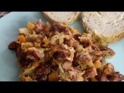 Judías al horno con verduras, fácil y rico con Thermomix