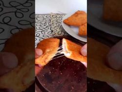 Portafolios de JAMÓN y QUESO #shorts #receta