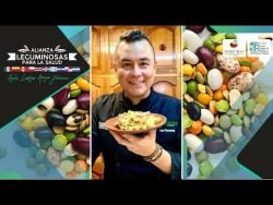 #receta cómo cocinar garbanzos secos y preparar ensalada con yogurt
