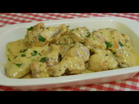 Receta de pollo con salsa de mostaza fácil y deliciosa