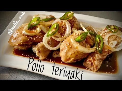 Receta fácil Pollo Teriyaki 🍗 Thermomix 💚 Cookidoo receta con subtítulos