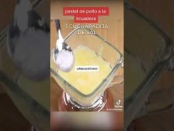 receta saludable #79 (pastel de pollo a la licuadora) #salud #receta #comidasaludable #comida