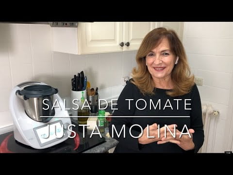 Salsa de tomate con Thermomix / Justa Molina #JustaMolina