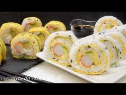 SUSHI A MI MANERA RECETA FÁCIL Y RÁPIDA