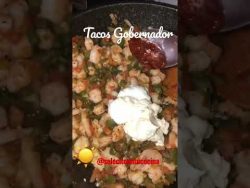 Tacos Gobernador 🤤 #solecitoentucocina #tacosgobernador #camarones #viralshorts #receta #viral