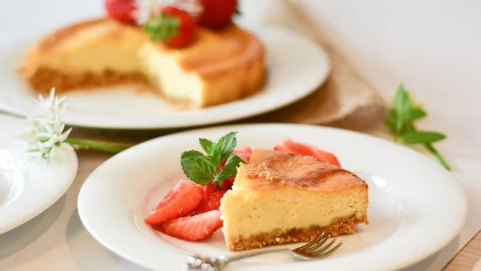 Tarta de queso en freidora de aire, receta de postre listo en 5 minutos