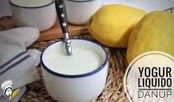 Delicioso Yogur líquido para Beber de Limón con Thermomix ®