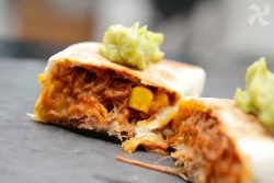 Burritos de ternera y maíz