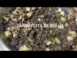 Cómo preparar SANGRECITA DE POLLO para combatir la ANEMIA | #receta saludable y muy nutritiva.