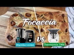 Comparativa MAMBO 12090 HABANA vs Thermomix TM6 ✔ Opinión + Receta de FOCCACIA CON TOMATES CHERRY 🍅