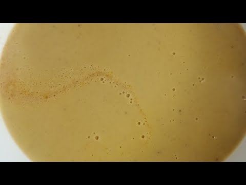 Crema de espárragos blancos en conserva, fácil y rico con Thermomix