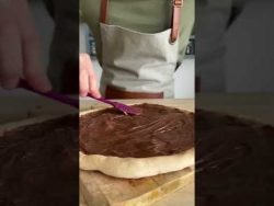 🍫 Pizza de nutella 🍫#pizzanutella #marshmallow #nutellapizza😍 #receta