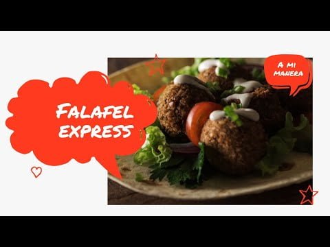 🔥#Receta #FALAFEL Express / Fácil y Rápido Falafel a mi manera #veganfood