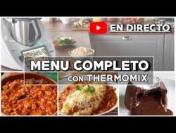 🔴 MENU COMPLETO con THERMOMIX ✅ en DIRECTO | COCINAMOS a NIVELES primer plato, segundo y postre