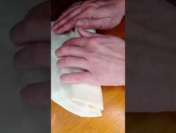 Hojaldre de Jamón, Queso y Salame. Receta viral de #TikTok #receta #comida #rico #food