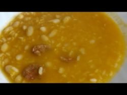 Judías blancas con arroz,fácil y rico con Thermomix