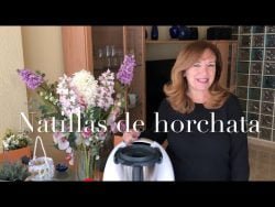 Natillas de horchata con Thermomix/ realizada por Justa Molina. #JustaMolina #CocinandoconJusta