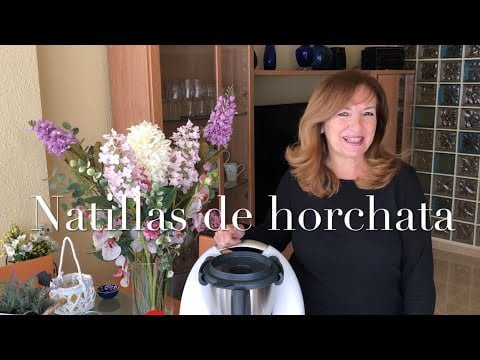 Natillas de horchata con Thermomix/ realizada por Justa Molina. #JustaMolina #CocinandoconJusta