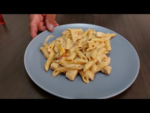 pollo con pasta #receta #video #food