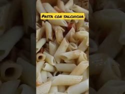 quieres ver esta receta en el canal #salchichas #receta #fritosmil #pasta #delicious #sausage