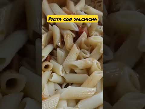 quieres ver esta receta en el canal #salchichas #receta #fritosmil #pasta #delicious #sausage