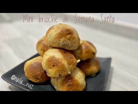 Receta fácil mini brioche de Semana Santa con Thermomix 💚 Cookidoo receta con subtítulos