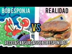 #Receta RECETAS ABSURDAS DE BOB ESPONJA 12. | ¡El Señor Cangrejo🦀 lleva DINERO💶!