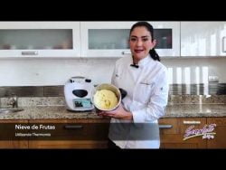 Receta Thermomix | Nieve de manzana y plátano