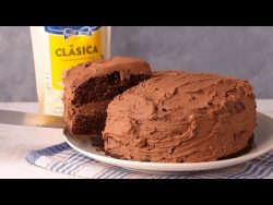 #Receta | ¡Torta de chocolate preparada con #Hellmann's!