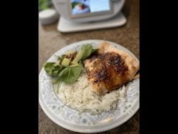 Salmón al vapor con glaseado de soja y jengibre dulce en #Thermomix #shorts