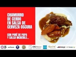 #shorts #receta chamorro de cerdo en salsa de cerveza oscura y puré de papa #cocinatradicional