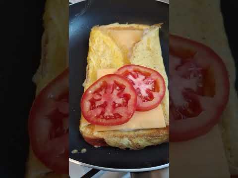Súper sandwich Receta viral de tiktok sigueme para más #receta #comida #rico