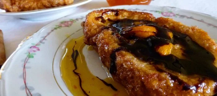 Torrijas caseras de naranja y limón