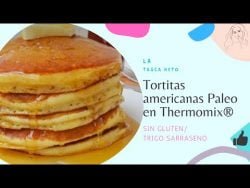 Tortitas americanas Paleo en Thermomix®✔ La Tasca Keto Recetas saludables sencillas