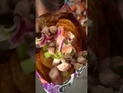 Tostitos de ceviche mixto #ceviche #tostitos #cuaresma #mariscos #camarones #food #receta