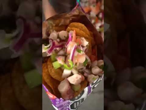 Tostitos de ceviche mixto #ceviche #tostitos #cuaresma #mariscos #camarones #food #receta